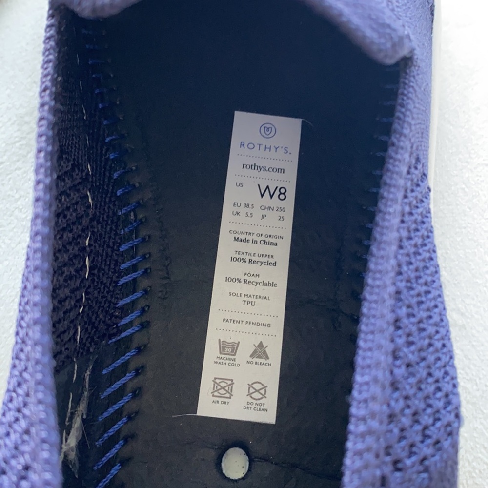 Rothy’s the Maritime Lattice Sneaker (retired) - Picture 9 of 9